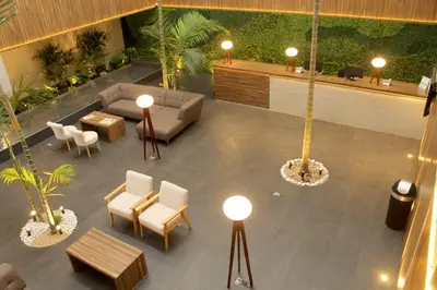 Zona de estar de Hotel Costa Verde