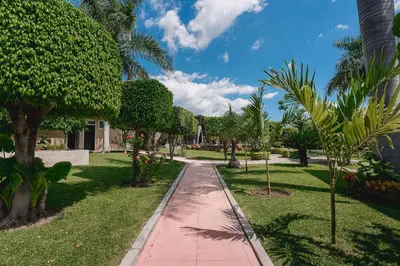 Jardín al aire libre en Hotel Boutique Casa Bella