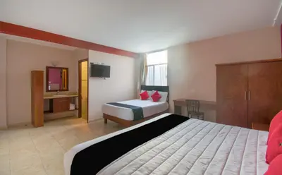 Cama o camas de una habitación en Hotel San Pablo