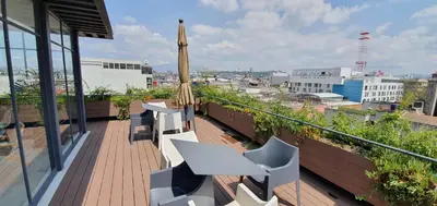 Un balcón o terraza de Small cozy apartment in the historic center