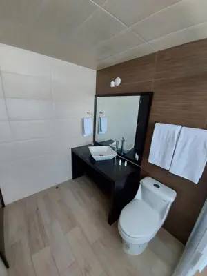 Un baño de Hotel La Estancia Zacatlan