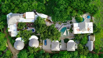 Carpe Diem Casitas & Villas Mazunte a vista de pájaro