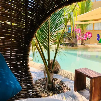 Piscina en o cerca de Carpe Diem Casitas & Villas Mazunte