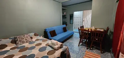 Zona de estar de Departamentos muy cercanos al aeropuerto T2 wifi free