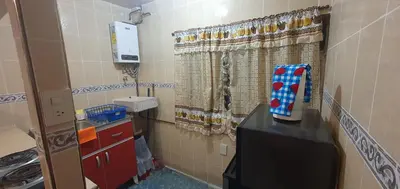 Un baño de Departamentos muy cercanos al aeropuerto T2 wifi free