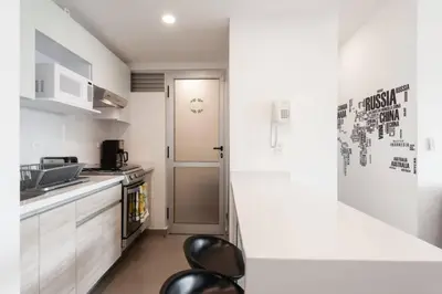 Una cocina o zona de cocina en San Ángel - UNAM apartment 2parking 3BR 2BA