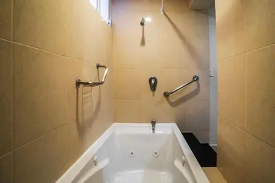 Un baño de Hotel Las Iglesias, Cholula