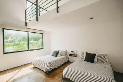 Cama o camas de una habitación en Luxury House Malinalco
