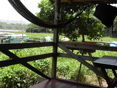 Paisaje cerca de este camping