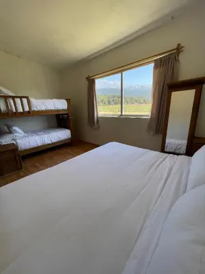 Cama o camas de una habitación en Floresta Casa de Campo