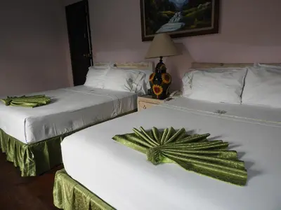 Cama o camas de una habitación en Villa Bonita Les Terrasses
