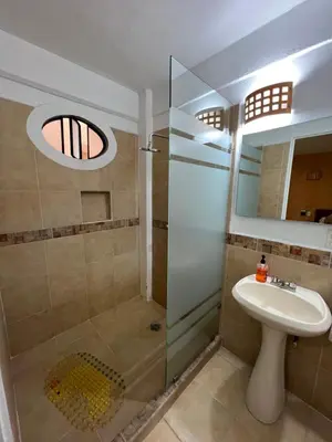 Un baño de Hotel La Iguana