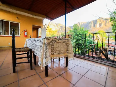 Un balcón o terraza de Posada Bugambilias