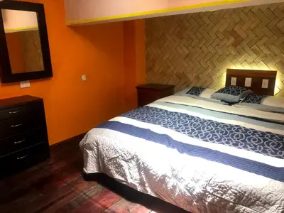Cama o camas de una habitación en La Esmeralda Oaxaca