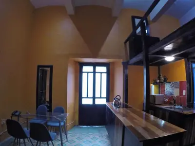 Una cocina o zona de cocina en La Esmeralda Oaxaca