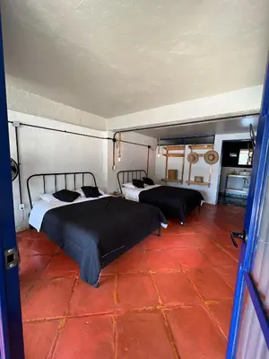 Cama o camas de una habitación en Los Cruxes