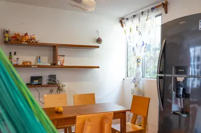 Una cocina o zona de cocina en Casa Lomas del Marinero Internet Starlink SIN GARAJE