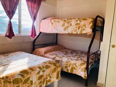 Cama o camas de una habitación en Casa el paraíso