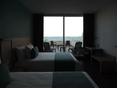 Cama o camas de una habitación en Hotel Plaza Sol Veracruz