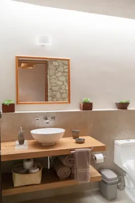 Un baño de Casa Quinta Mar, Casa de campo en el Tule, Oaxaca.