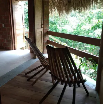Un balcón o terraza de Posada Nuuna Mazunte