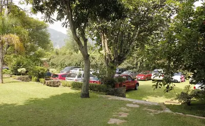 Jardín al aire libre en Hotel Quinta del Sol