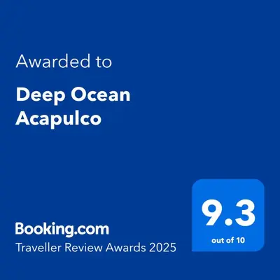 Certificado, premio, señal o documento que está expuesto en Deep Ocean Acapulco