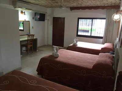 Cama o camas de una habitación en Arcos hotel