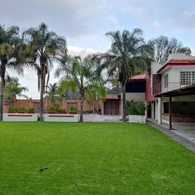 Jardín al aire libre en Finca el Nogal - Casa Entera Familiar Moderna con Amplio Jardín Atlixco puebla