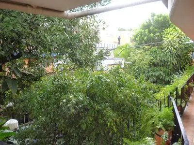 Jardín al aire libre en Hotel Casa Arnel