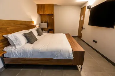 Cama o camas de una habitación en Casa Olié