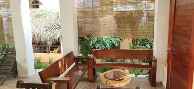 Zona de estar de Casa Yoo Bigu Mazunte