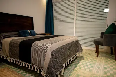 Cama o camas de una habitación en Casa Iztac