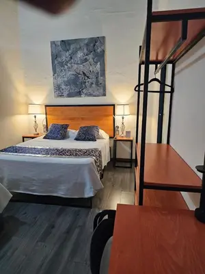 Cama o camas de una habitación en BKL Hotel Oaxaca