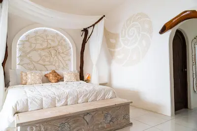 Cama o camas de una habitación en Hotel Pasión de Luna
