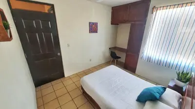 Cama o camas de una habitación en Depa Cielito
