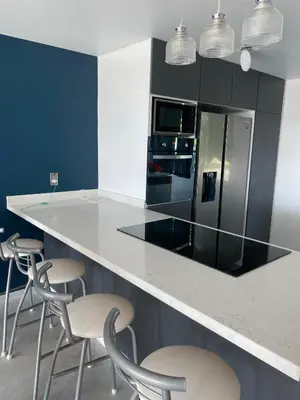 Una cocina o zona de cocina en Casa de las Palmeras Lomas de Cocoyoc