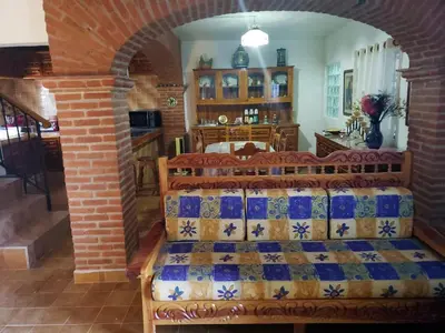 Cama o camas de una habitación en Casa Vista Taxco