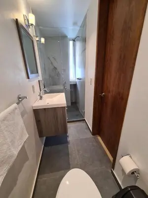 Un baño de Acogedor loft privado en Coyoacán