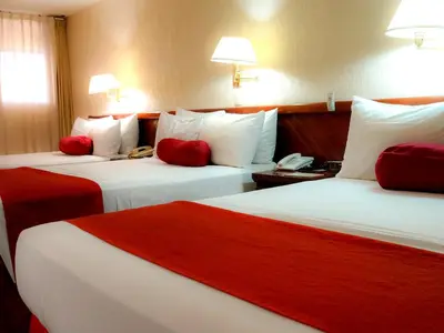 Cama o camas de una habitación en HOTEL BRISA Coatzacoalcos