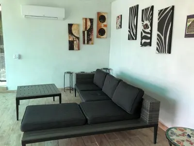 Zona de estar de Experiencia Teques
