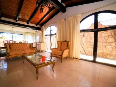 Zona de estar de Casa de las Cruces Taxco