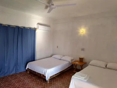 Cama o camas de una habitación en Club Cadena