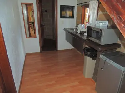 Una cocina o zona de cocina en La Aldea Hotel & Spa