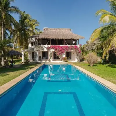 Casa Maya private villa on the beach