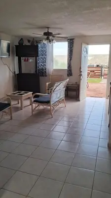 Zona de estar de Casa Laguna