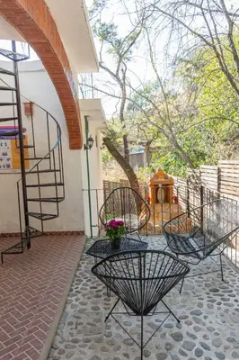Un balcón o terraza de Hostal Maria Tepozteca