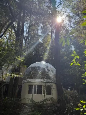 Paisaje cerca de este camping