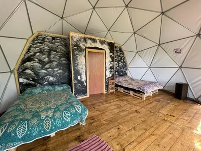 Cama o camas de una habitación en MANDALA CAMP