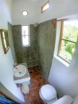 Un baño de Departamentos Éxodo
